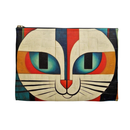 Artistic Vintage Vibes: Picasso-Inspired Midcentury Modern Accessory Pouch for Retro Fashion