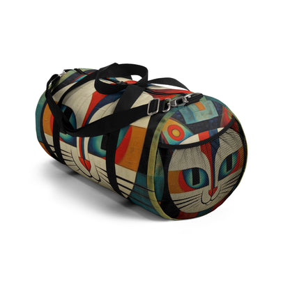 Artistic Vintage Vibes: Picasso-Inspired Midcentury Modern Duffel Bag for Retro Fashion