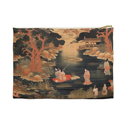 Custom Japanese Tapestry Accessory Pouch: Your Personalized Artistic Statement