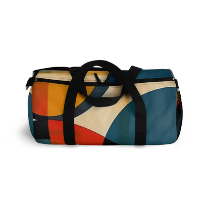 Geometric Abstract Expression: Fuse Art and Fashion with our Duffel Bag