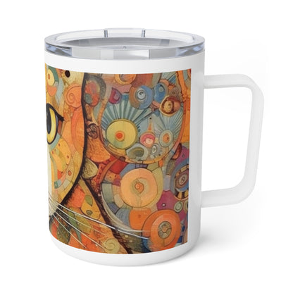 Art Nouveau Revival: Klimt-Inspired Insulated Coffee Mug