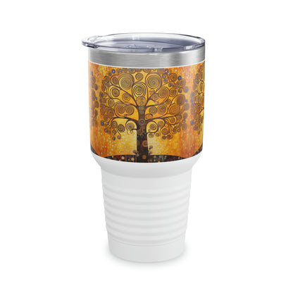 The Living Tapestry: Ringneck Tumbler as an Artistic Homage to Gustav Klimt's Tree of Life