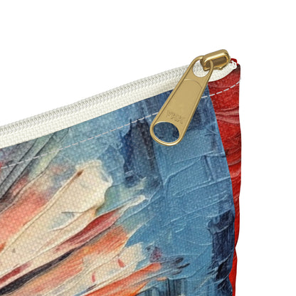 Umbrella Painting Accessory Pouch: Channel Your Inner Artist with Abstract Oil Paint