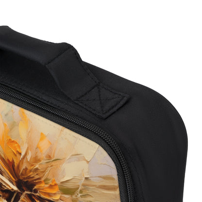 A Brush of Nature's Elegance: Lunch Bag for Artistic Flower Lovers