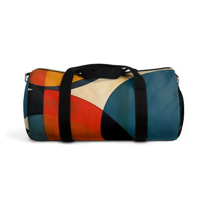 Geometric Abstract Expression: Fuse Art and Fashion with our Duffel Bag