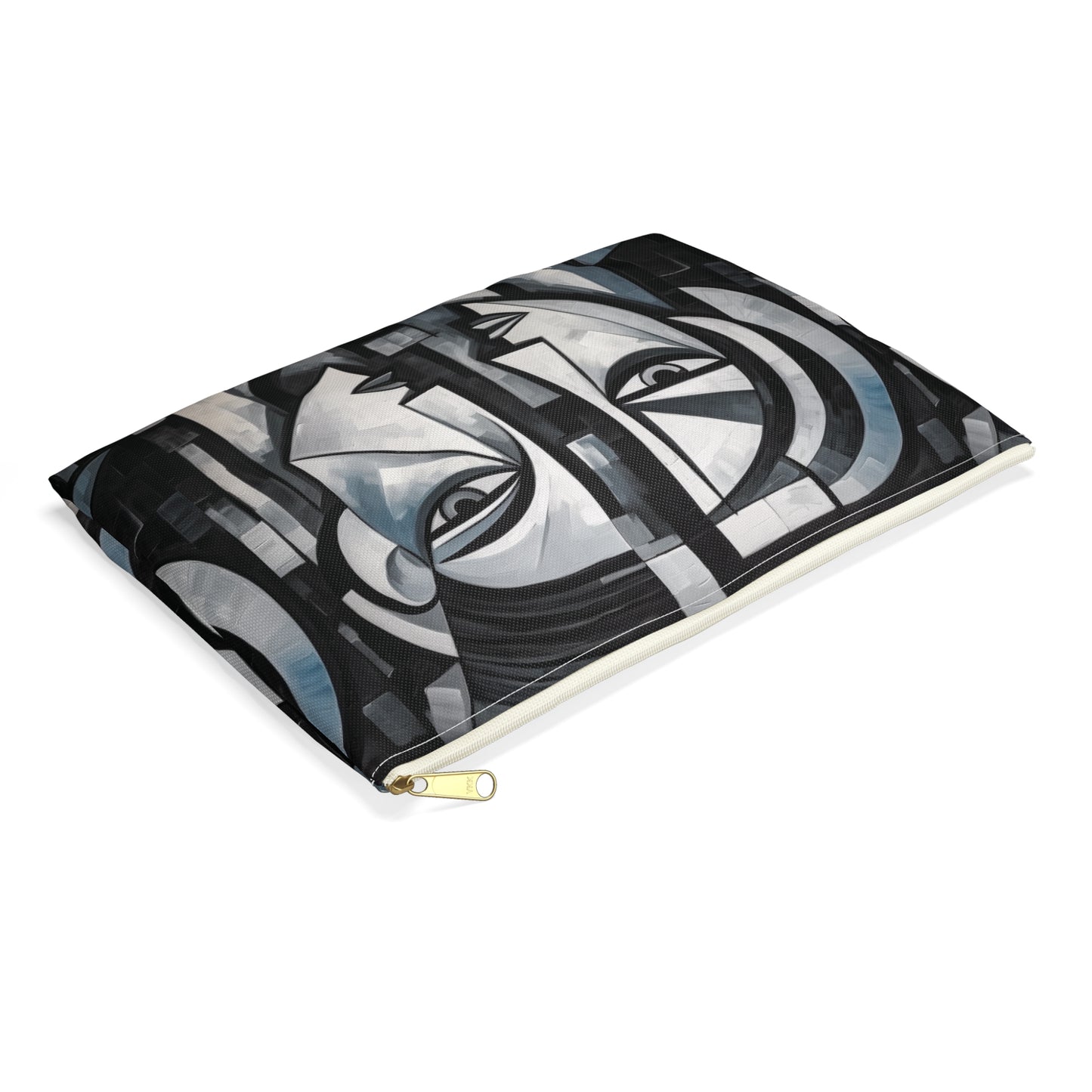 Cubist Paintings Accessory Pouch: Captivating Brush Strokes