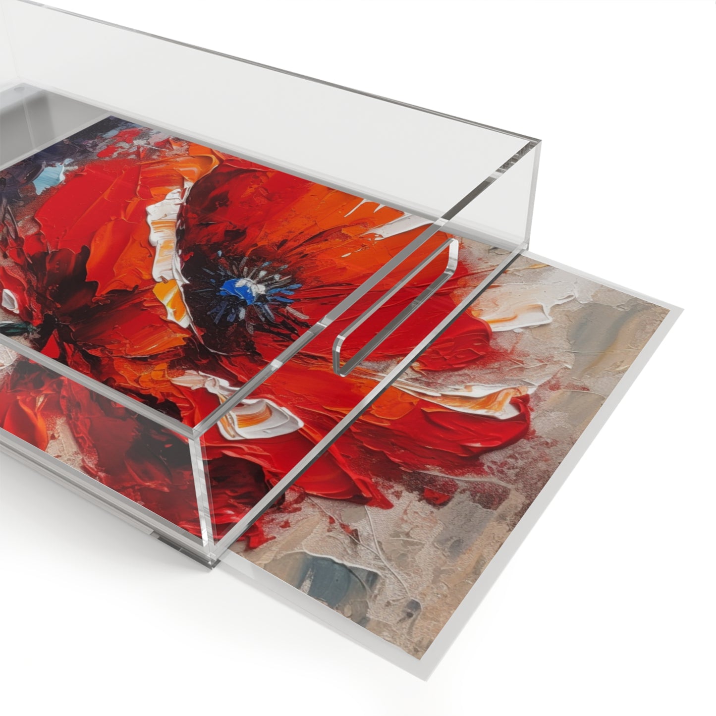 Unleash Your Creativity with Poppy Acrylic Serving Tray: A Blossoming Artistic Journey