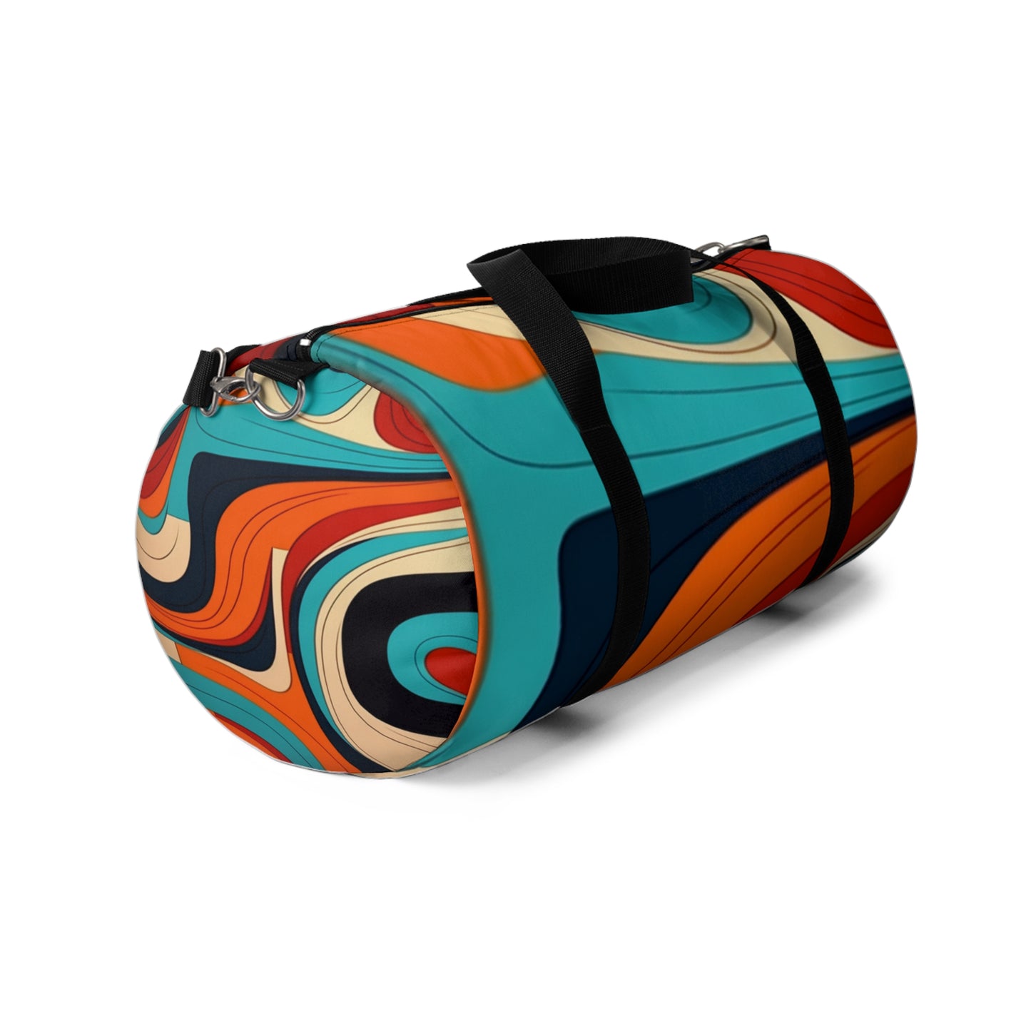 Midcentury Abstractions: Abstract-Inspired Duffel Bag for Atomic Age Design