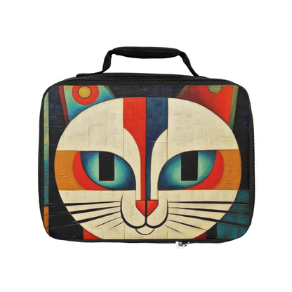 Artistic Vintage Vibes: Picasso-Inspired Midcentury Modern Lunch Bag for Retro Fashion