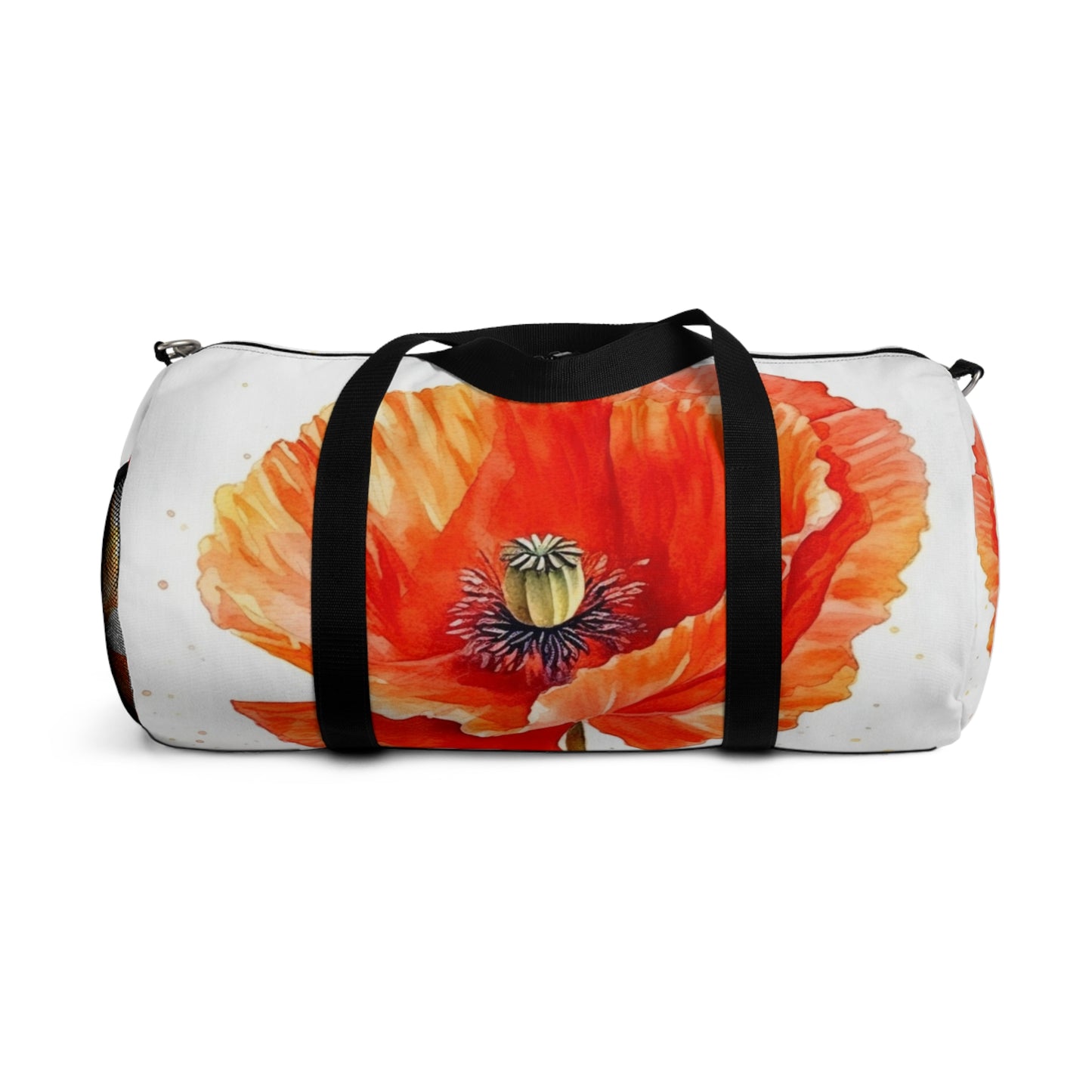 Watercolor Poppy Garden Duffel Bag: Unleash the Beauty of Nature