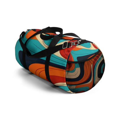 Midcentury Abstractions: Abstract-Inspired Duffel Bag for Atomic Age Design