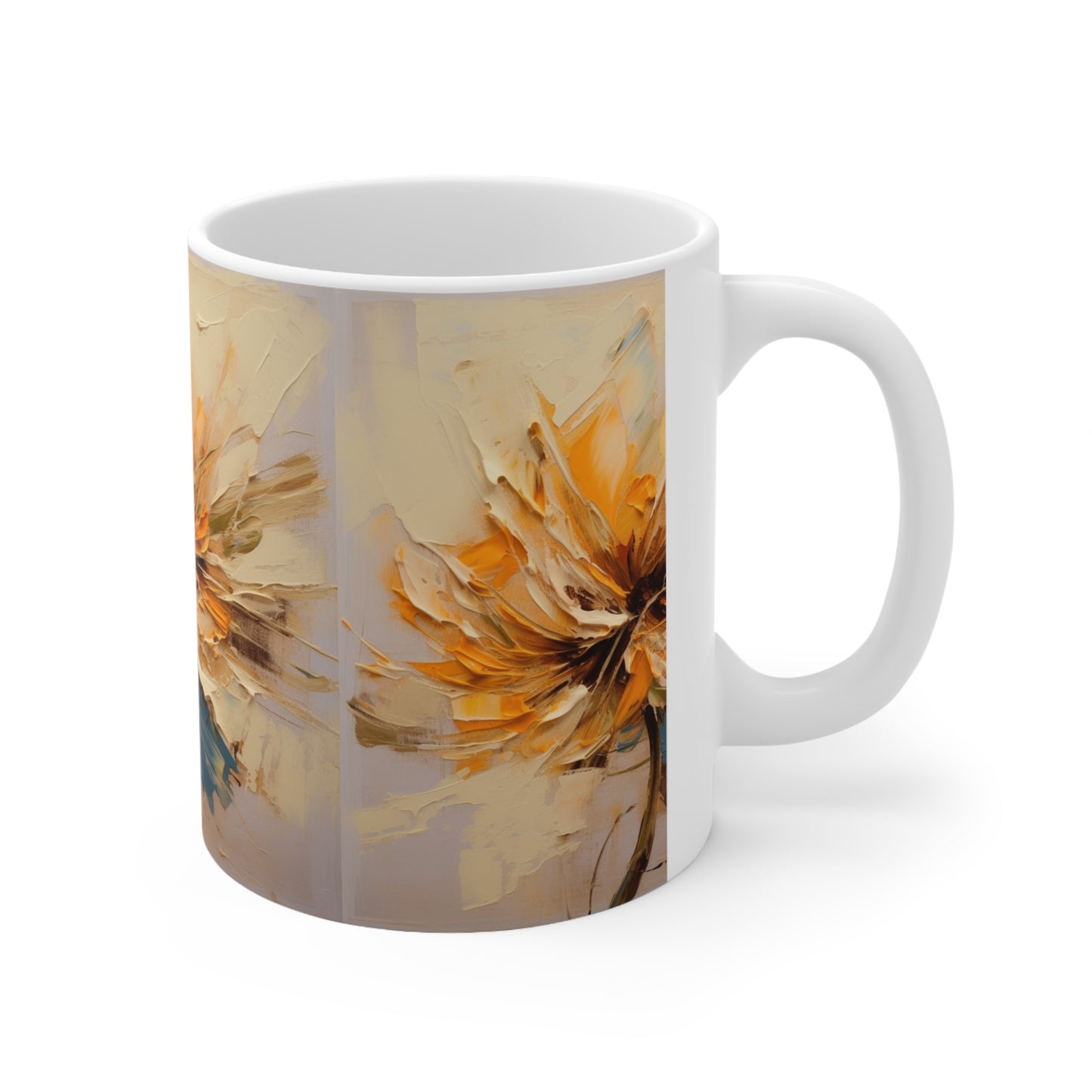 Express Your Style with Ceramic Mug: Tan Hua Flower Inspiration