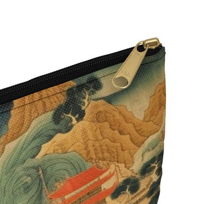 Harmony of the Elements: Japanese Tapestry-Inspired Accessory Pouch