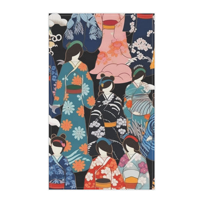 Kimono Dreams Kitchen Towel: Experience Japanese Elegance