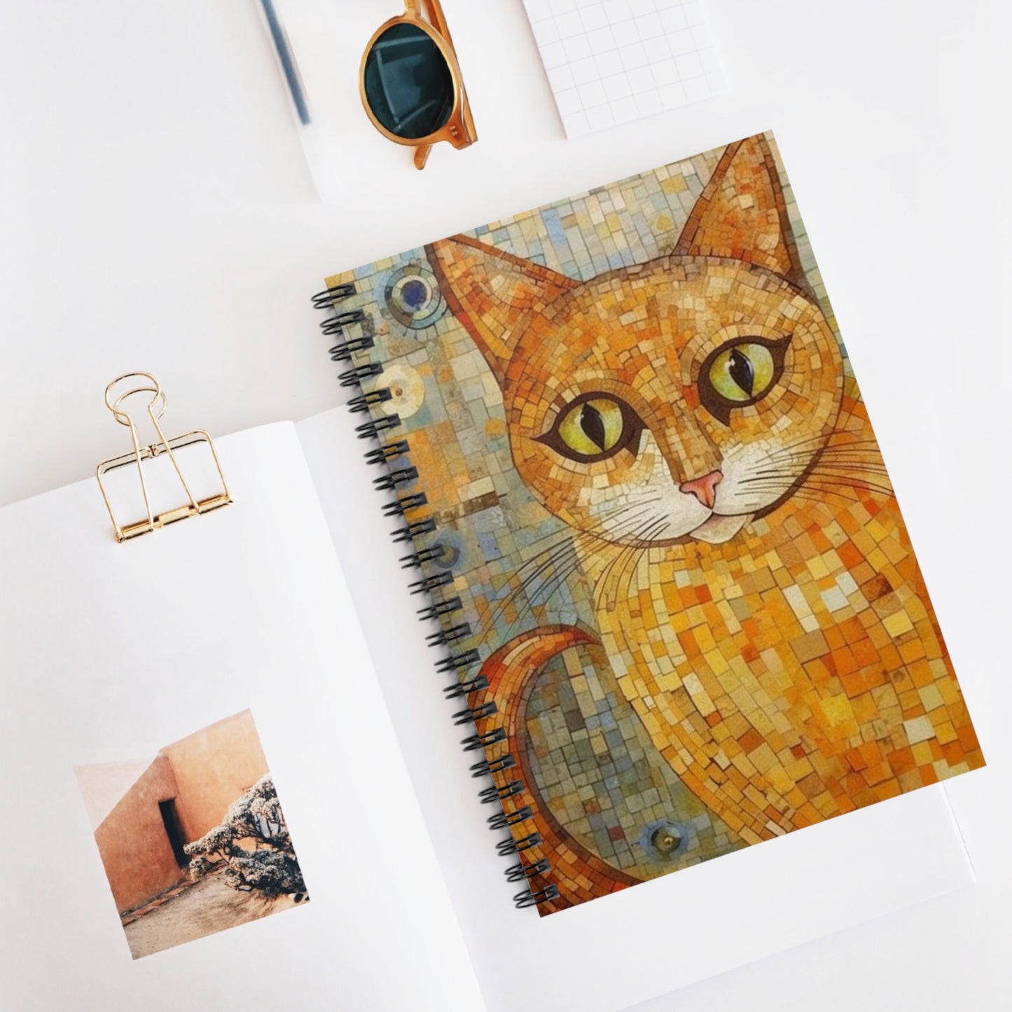 Vienna Secession Renaissance: Klimt-Inspired Spiral Notebook