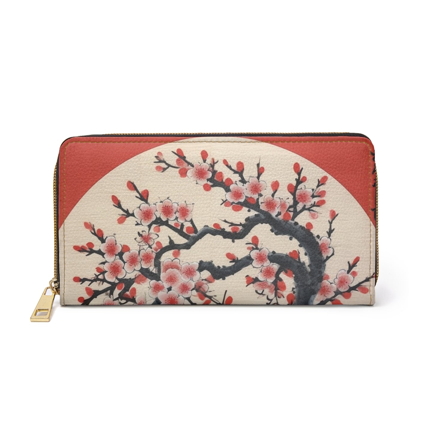 Enchanting Petal Symphony: Zipper Wallet