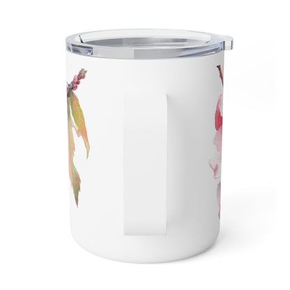 Whimsical Delight: Watercolor Cherry Blossom Tree Insulated Coffee Mug