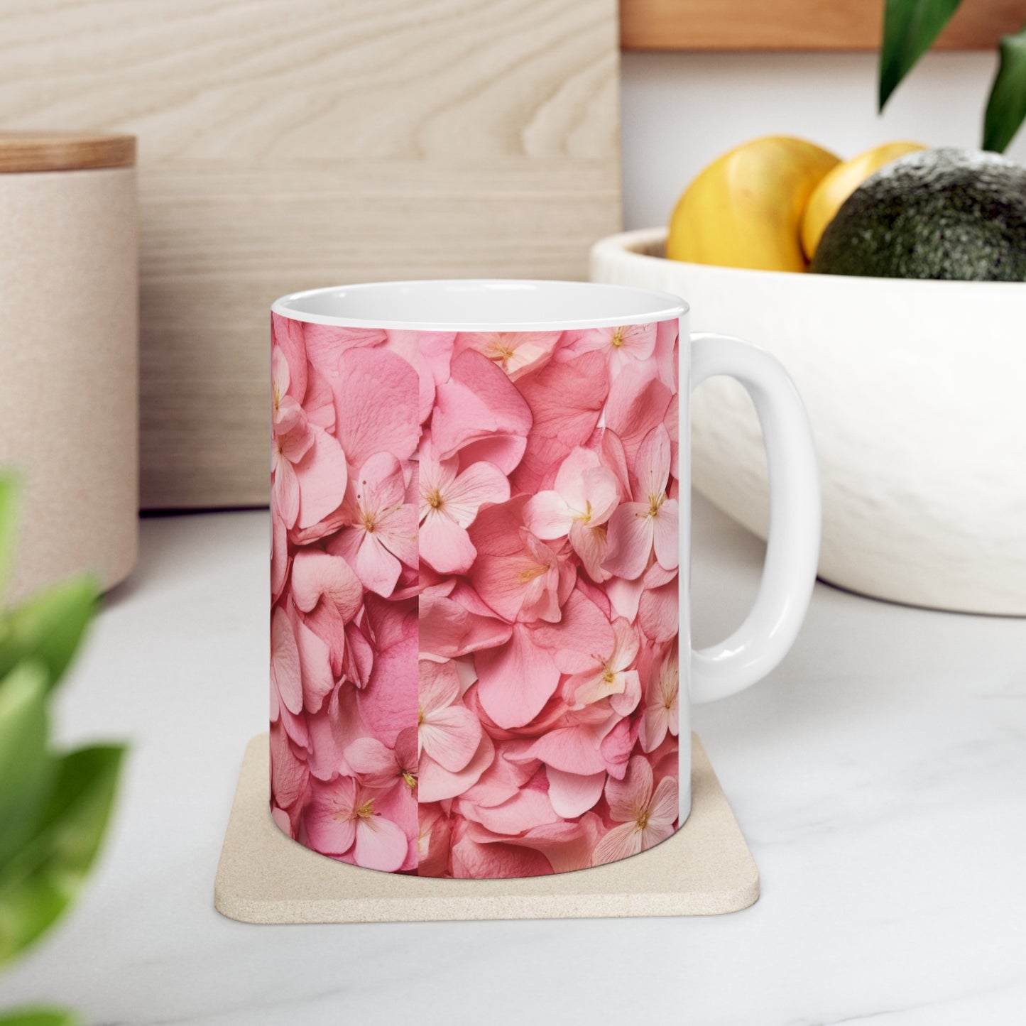 Ceramic Mug: Cherry Blossom Serenity - Embrace Tranquility with Every Sip