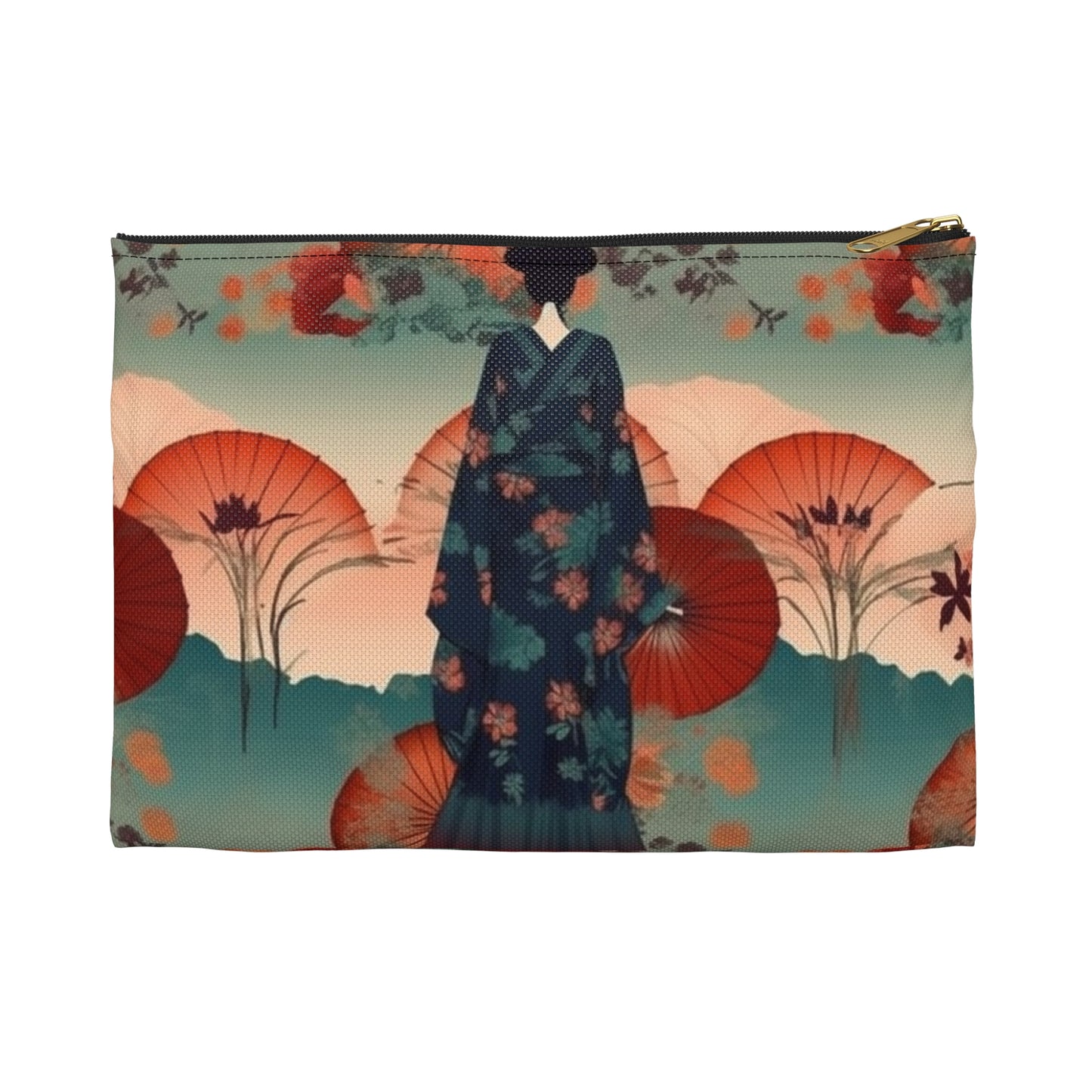 Fashionable Kimono-Inspired Accessory Pouch: Unleash Your Style