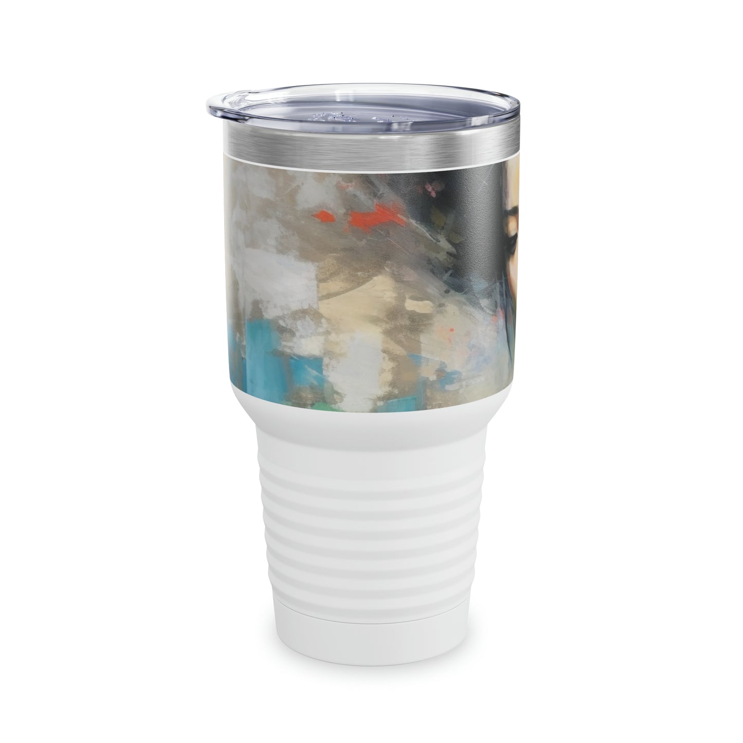 Sip in Style: Ringneck Tumbler with Geisha Art, Embrace the Japanese Artistic Flair in Every Refreshing Drink