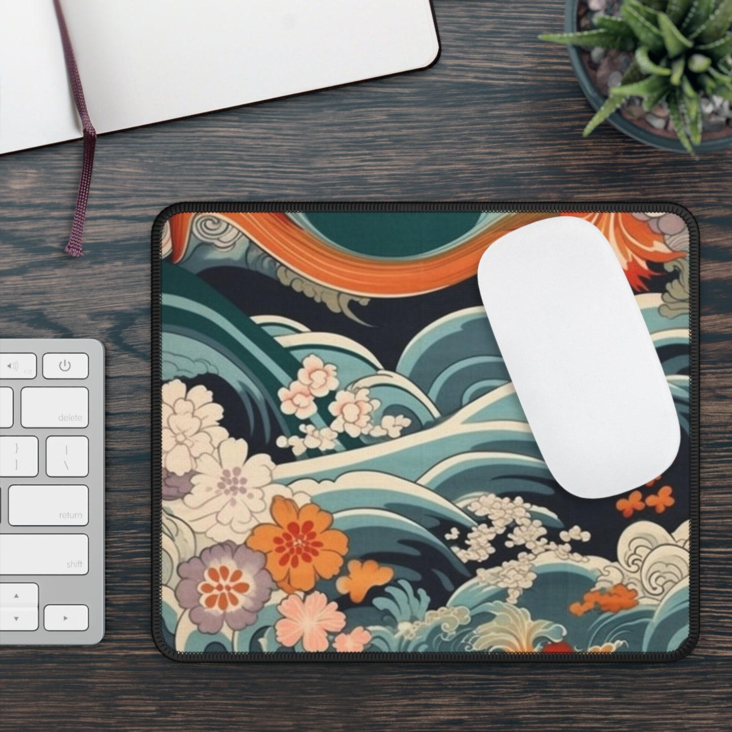 Elegant Kimono Gaming Mouse Pad: Embrace Japanese Artistry