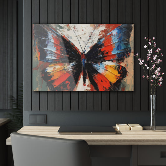 Acrylic Prints with Bauhaus-Inspired Butterfly Drawing: A Harmonious Blend of Art and Functionality