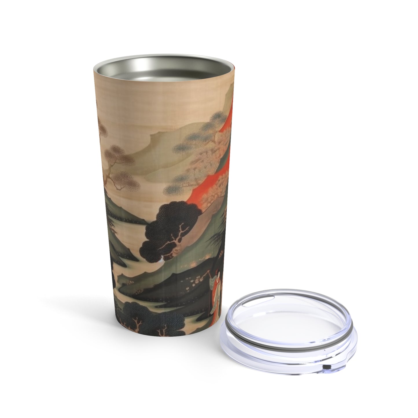 Custom Japanese Tapestry on a Tumbler - Elevate Your Drink Experience with Unique Artistic Expression