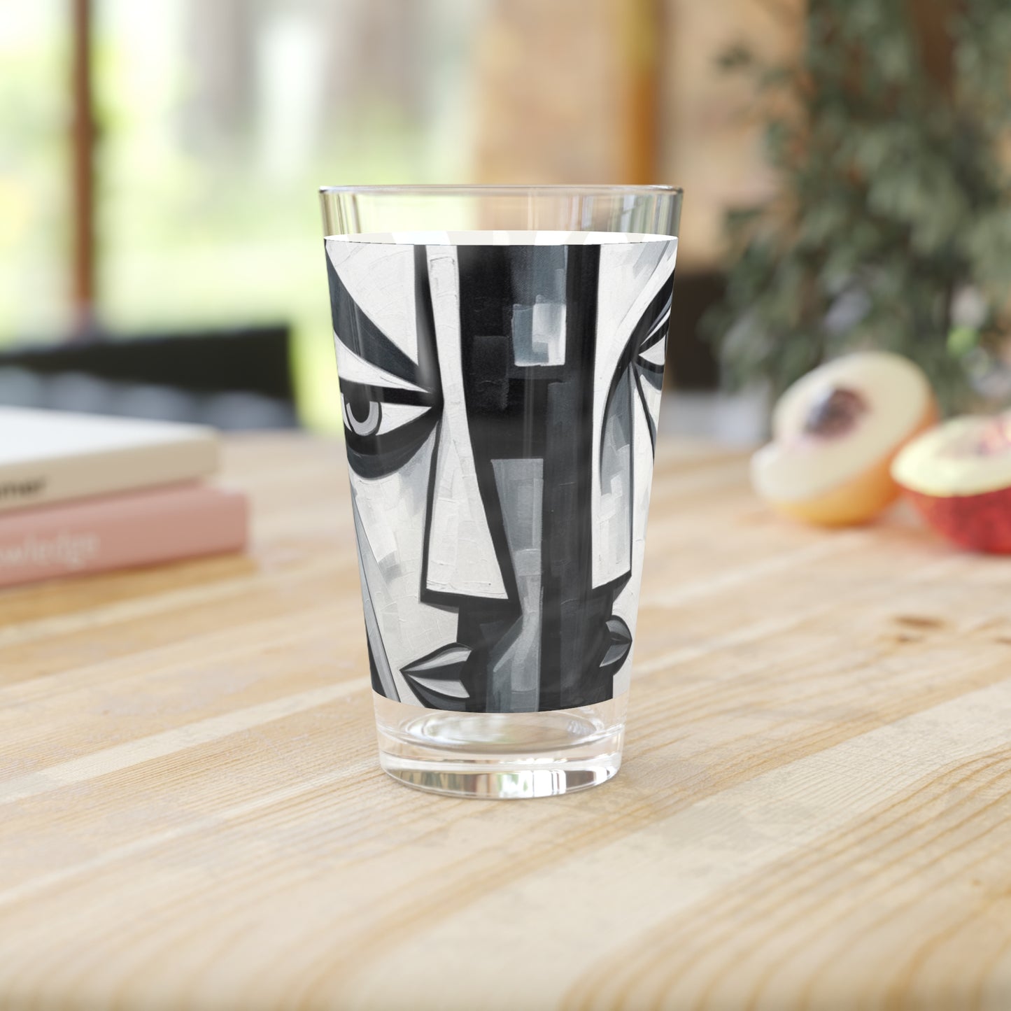 Cubist Paintings Pint Glass: Captivating Brush Strokes in Every Refreshing Drink