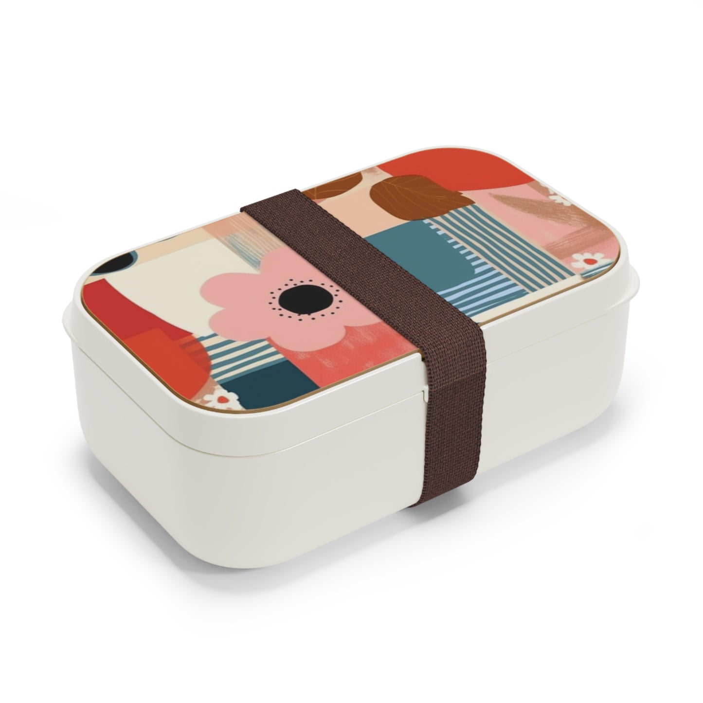 Abstract Expressions: Modern Art-Inspired Midcentury Modern Bento Box with Timeless Design