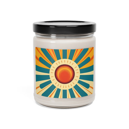 Atomic Age Sunshine: Midcentury Modern Sun Scented Soy Candle