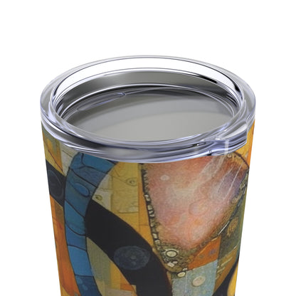 Artistic Symbolism: Klimt-Inspired Tumbler