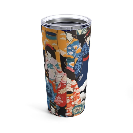 Kimono Dreams Tumbler: Experience Japanese Elegance