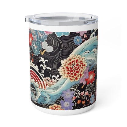 Kimono-Inspired Beauty: Kimono Insulated Coffee Mug