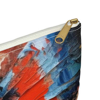 Accessory Pouch with Bauhaus-Inspired Butterfly Drawing: A Harmonious Blend of Art and Functionality