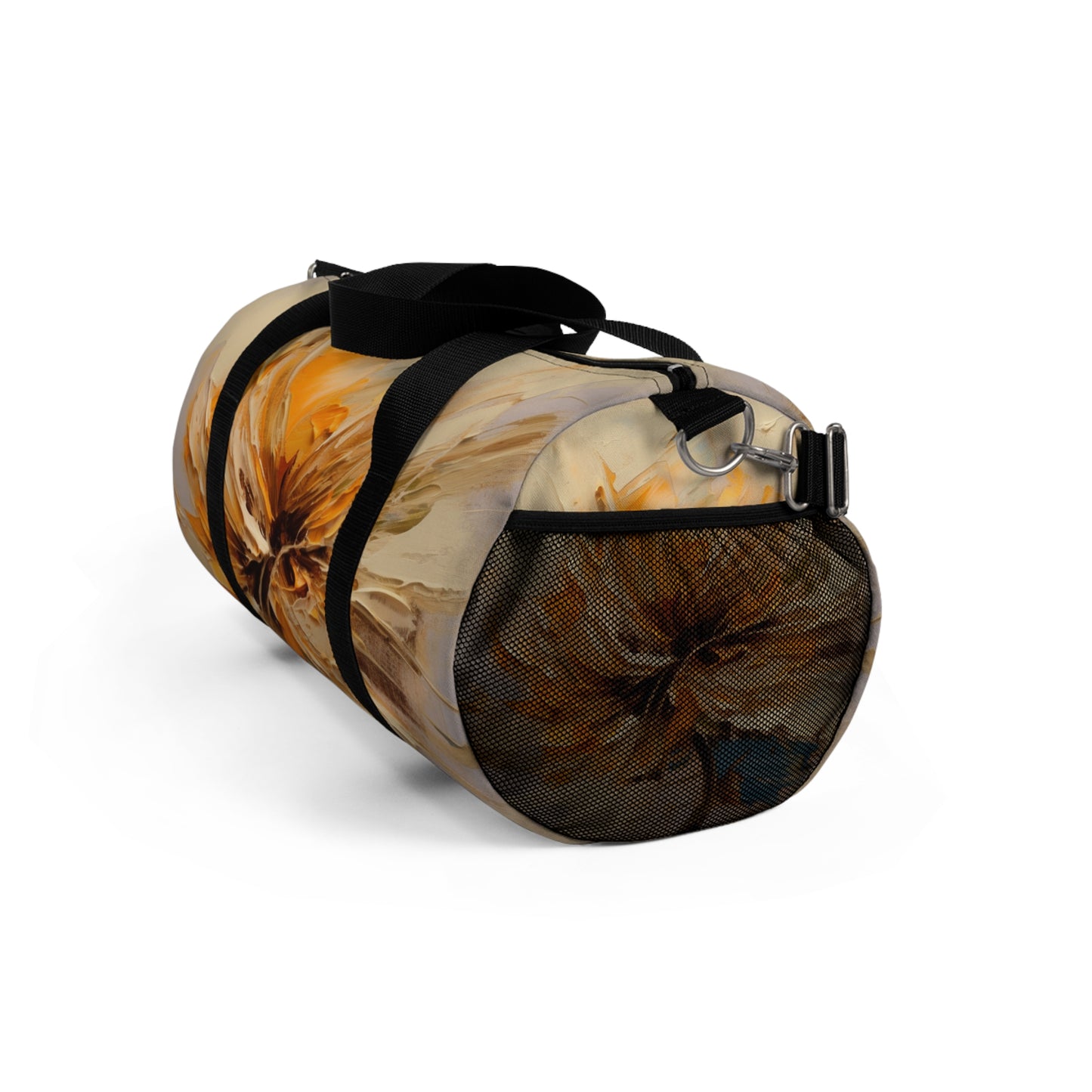 A Brush of Nature's Elegance: Duffel Bag for Artistic Flower Lovers