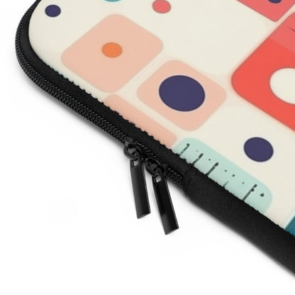 Retro Chic: Atomic Age-Inspired Laptop Sleeve with Midcentury Modern Design and 1960s Fashion