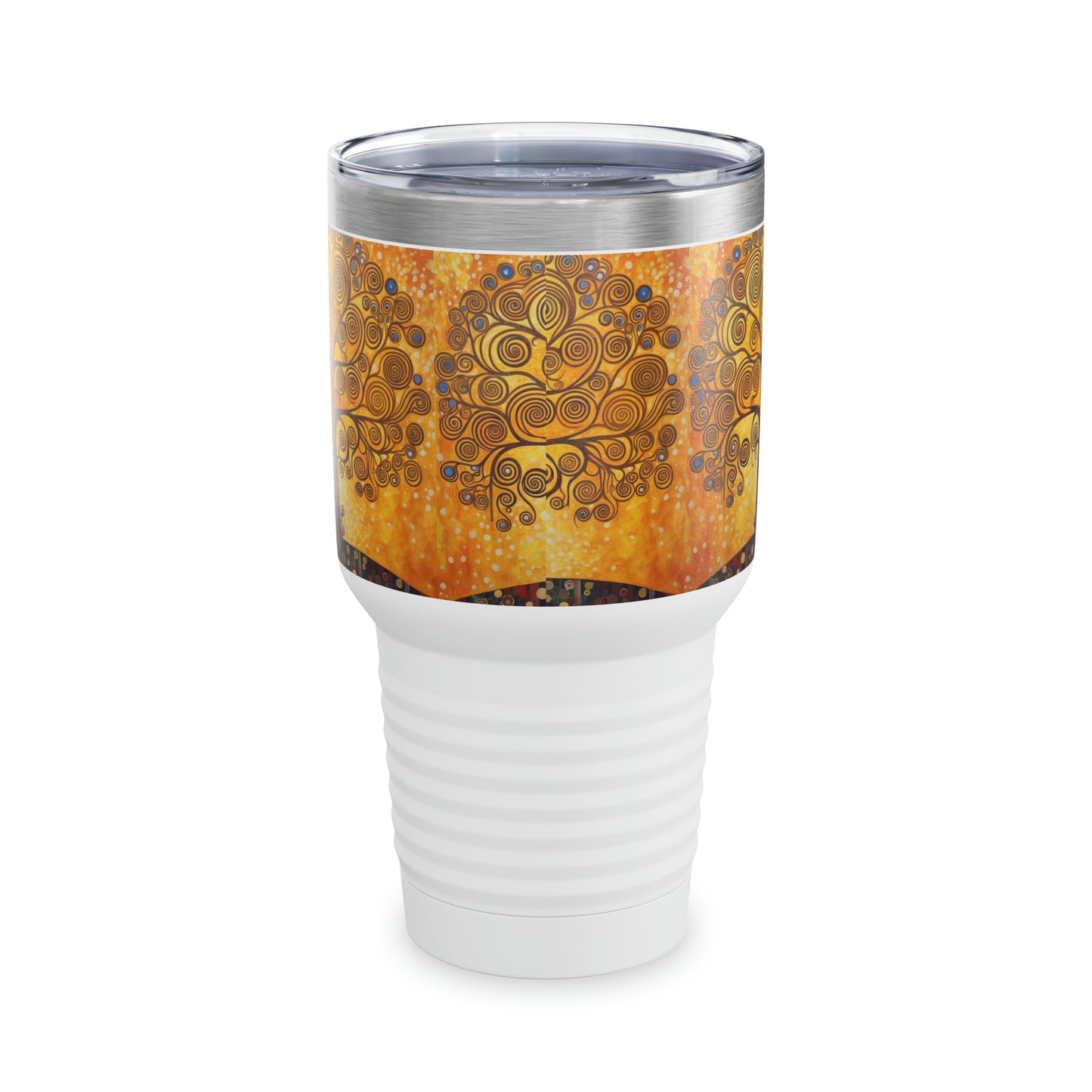 The Living Tapestry: Ringneck Tumbler as an Artistic Homage to Gustav Klimt's Tree of Life