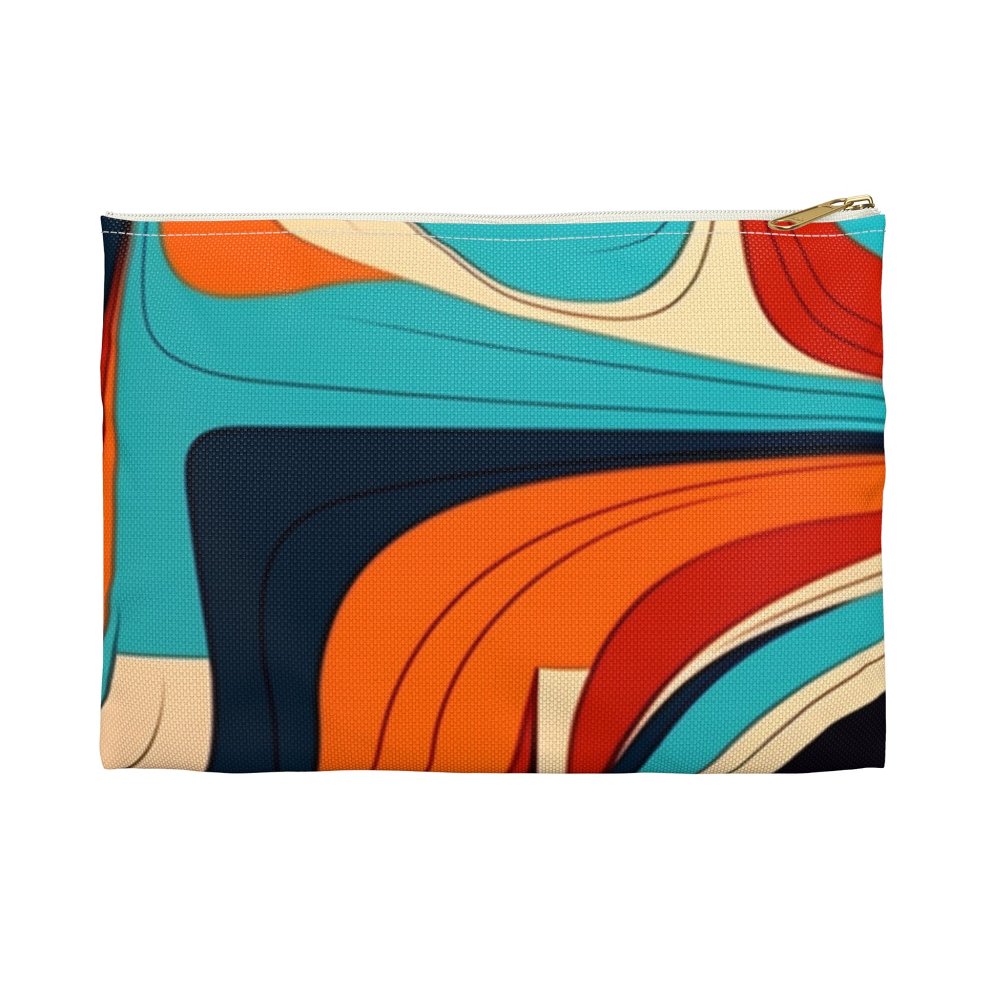 Midcentury Abstractions: Abstract-Inspired Accessory Pouch