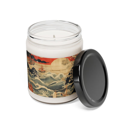 Artistic Fusion - Where Japanese Tapestry Meets the Perfect Scented Soy Candle