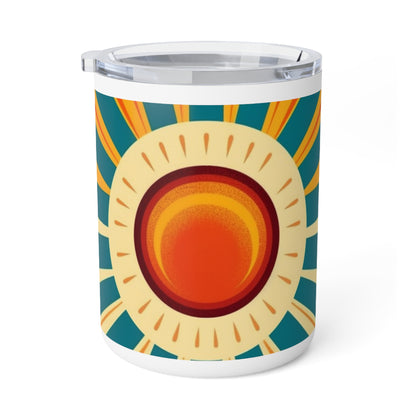 Atomic Age Sunshine: Midcentury Modern Sun Insulated Coffee Mug