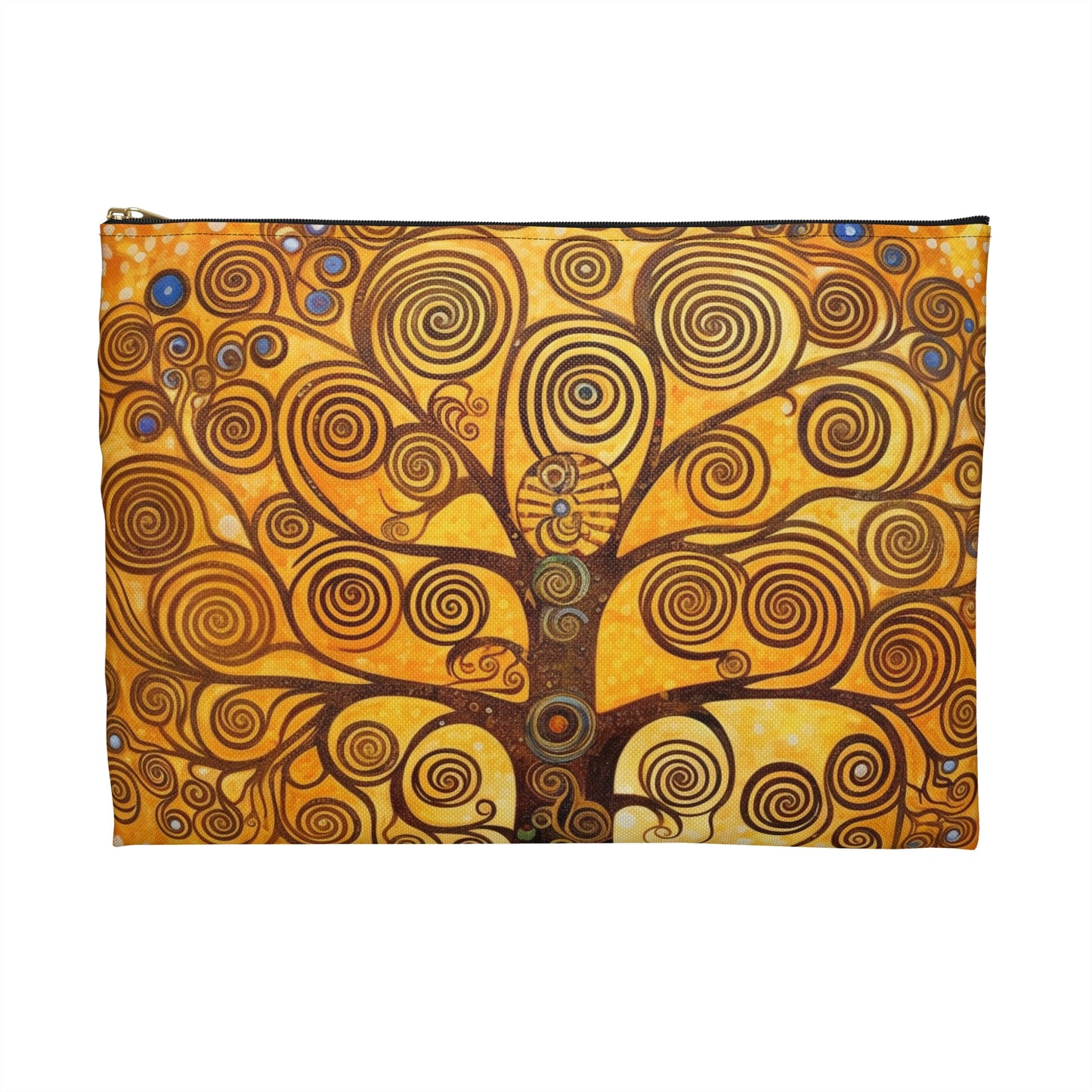 The Tree of Life Accessory Pouch: A Modern Art Tribute to Gustav Klimt