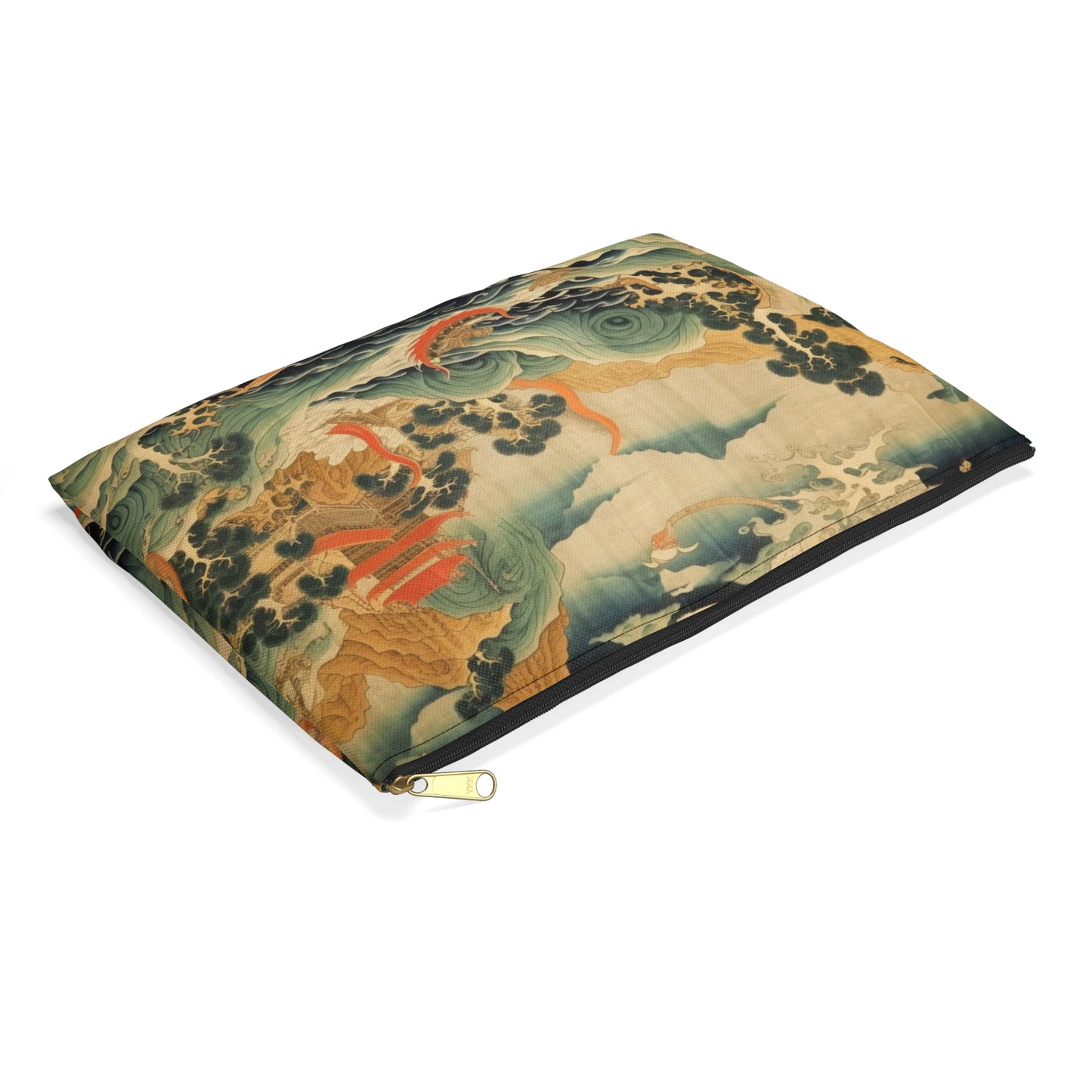 Harmony of the Elements: Japanese Tapestry-Inspired Accessory Pouch