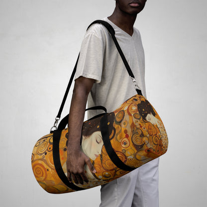 Gustav Klimt Inspired Duffel Bag: A Tribute to the Iconic Art of the Vienna Secession