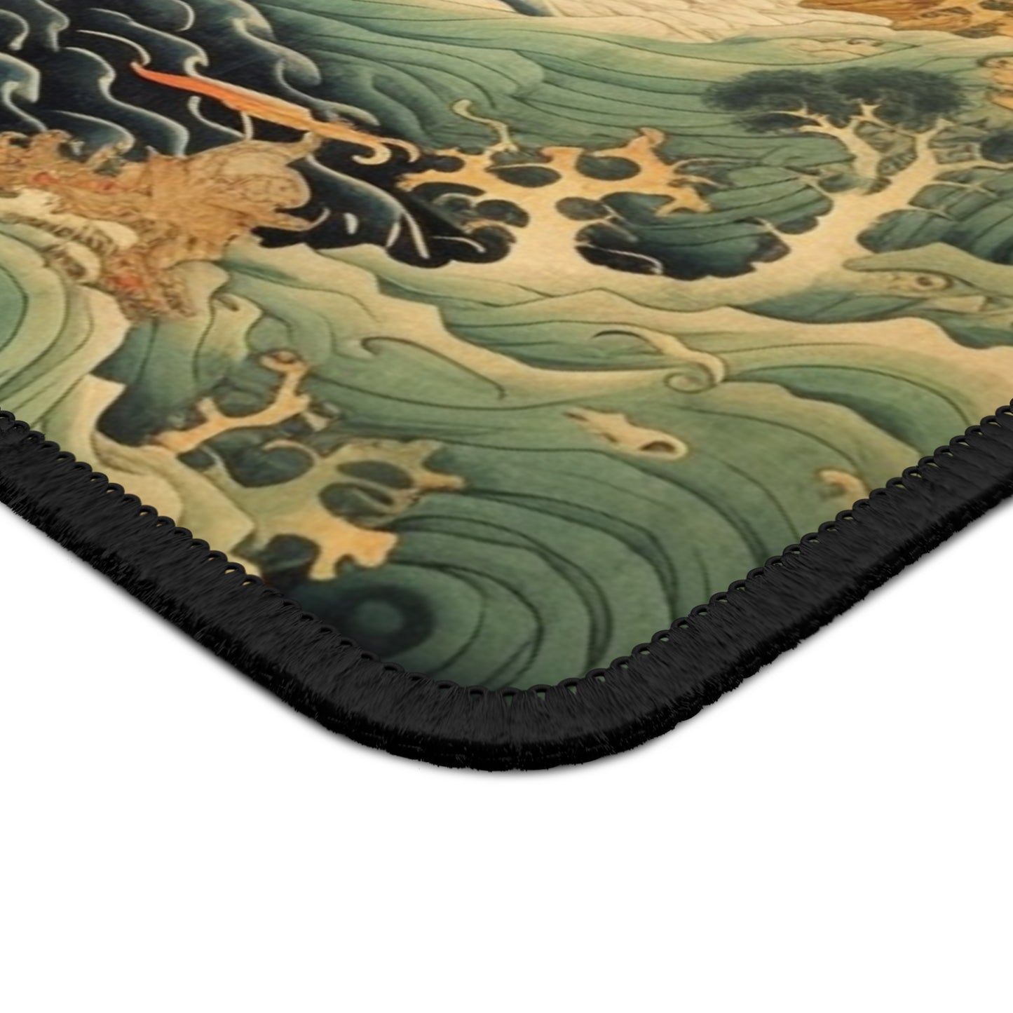 Harmony of the Elements: Japanese Tapestry-Inspired Gaming Mouse Pad