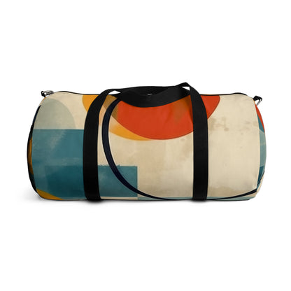 Geometric Artistic Fusion: Step into Modern Artistry with our Midcentury Modern Duffel Bag