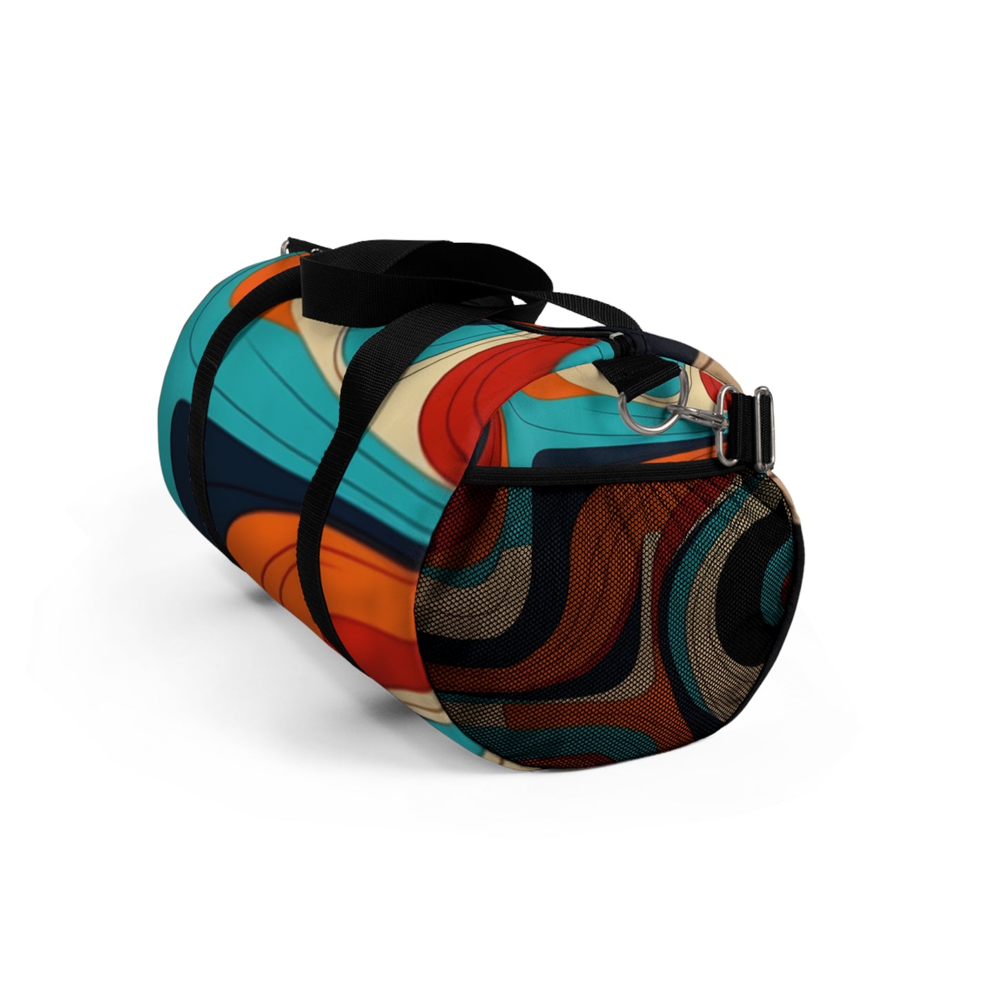 Midcentury Abstractions: Abstract-Inspired Duffel Bag for Atomic Age Design