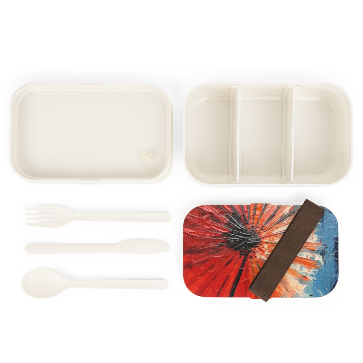 Umbrella Painting Bento Box: Channel Your Inner Artist with Abstract Oil Paint