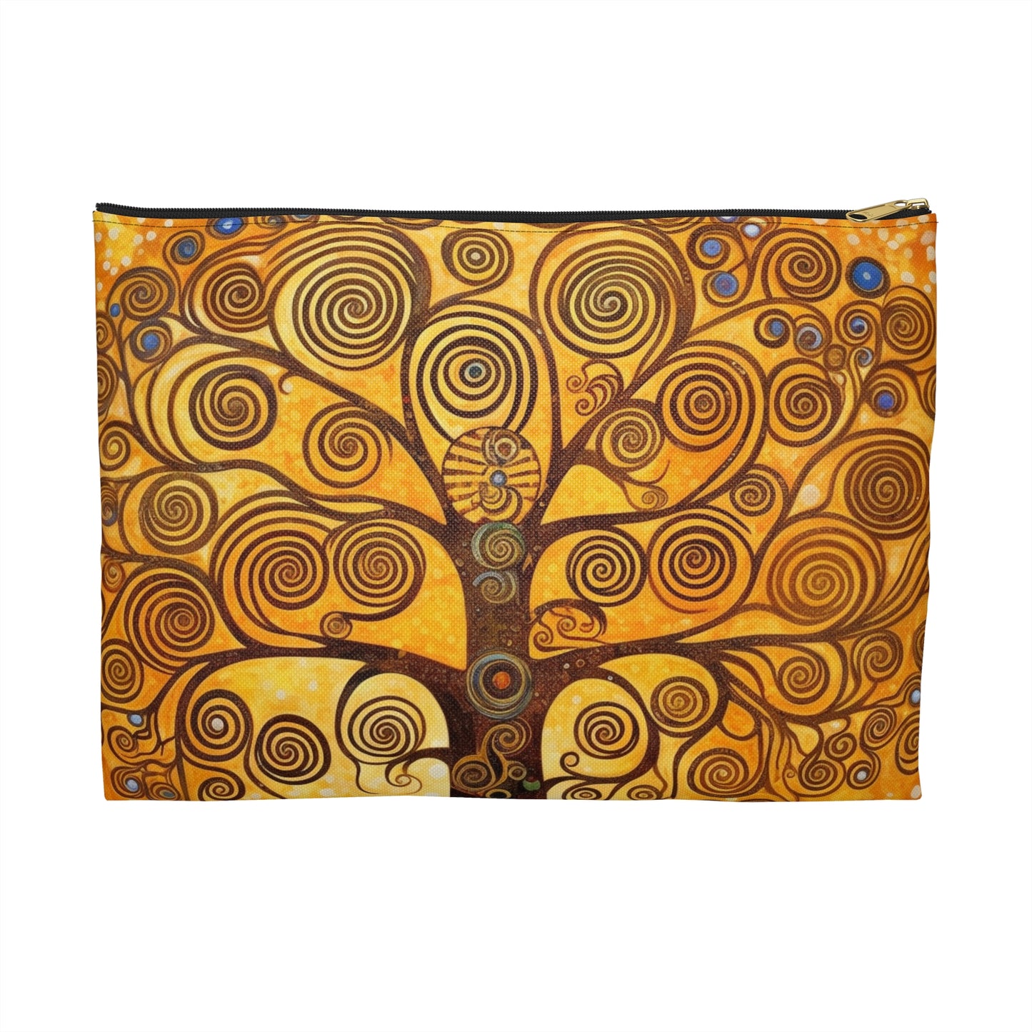 The Tree of Life Accessory Pouch: A Modern Art Tribute to Gustav Klimt