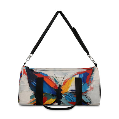 Abstract Duffel Bag  for Art Lovers: Butterfly-Inspired Delight