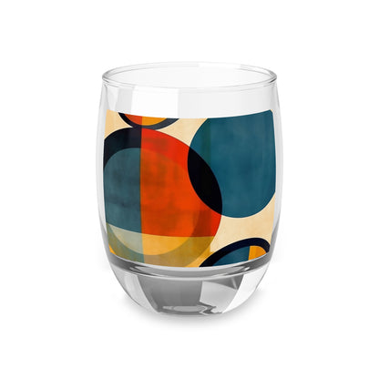 Whiskey Glasses with Geometric Art Influence